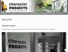 Tablet Screenshot of characterprojects.com